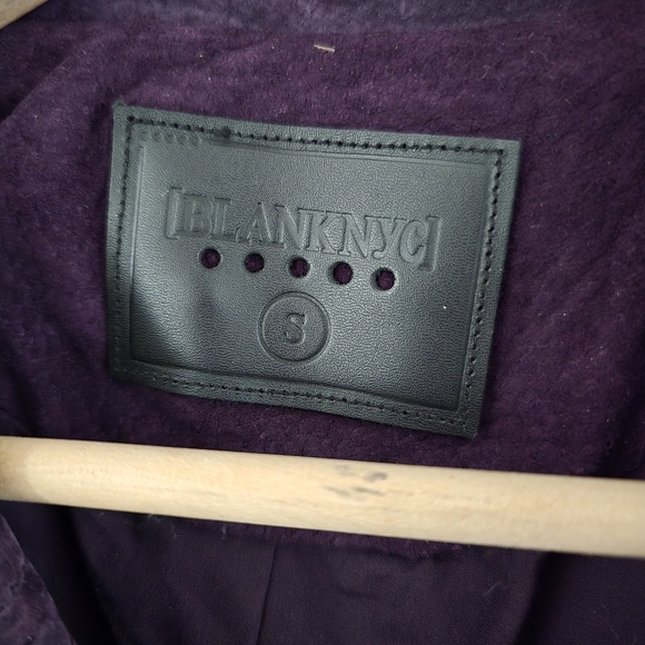 New Blank Nyc "Twilight" suede leather jacket S - Picture 4 of 6